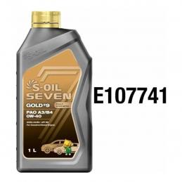 S-OIL SEVEN GOLD #9 0W40 1л