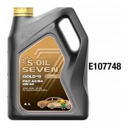 S-OIL SEVEN GOLD #9 0W40 4л