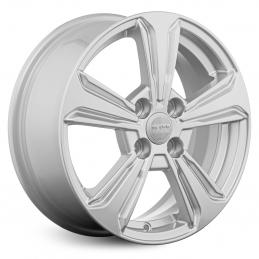 КиК Hyundai Solaris II (КС777) 6x15 PCD4x100 ET46 DIA 54.1  Silver