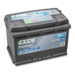 EXIDE  Premium  77Ah  760 En (обр)  EA770 276х175х190