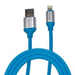 Кабель WIIIX CB120-U8-10BU USB-8 pin синий 120см